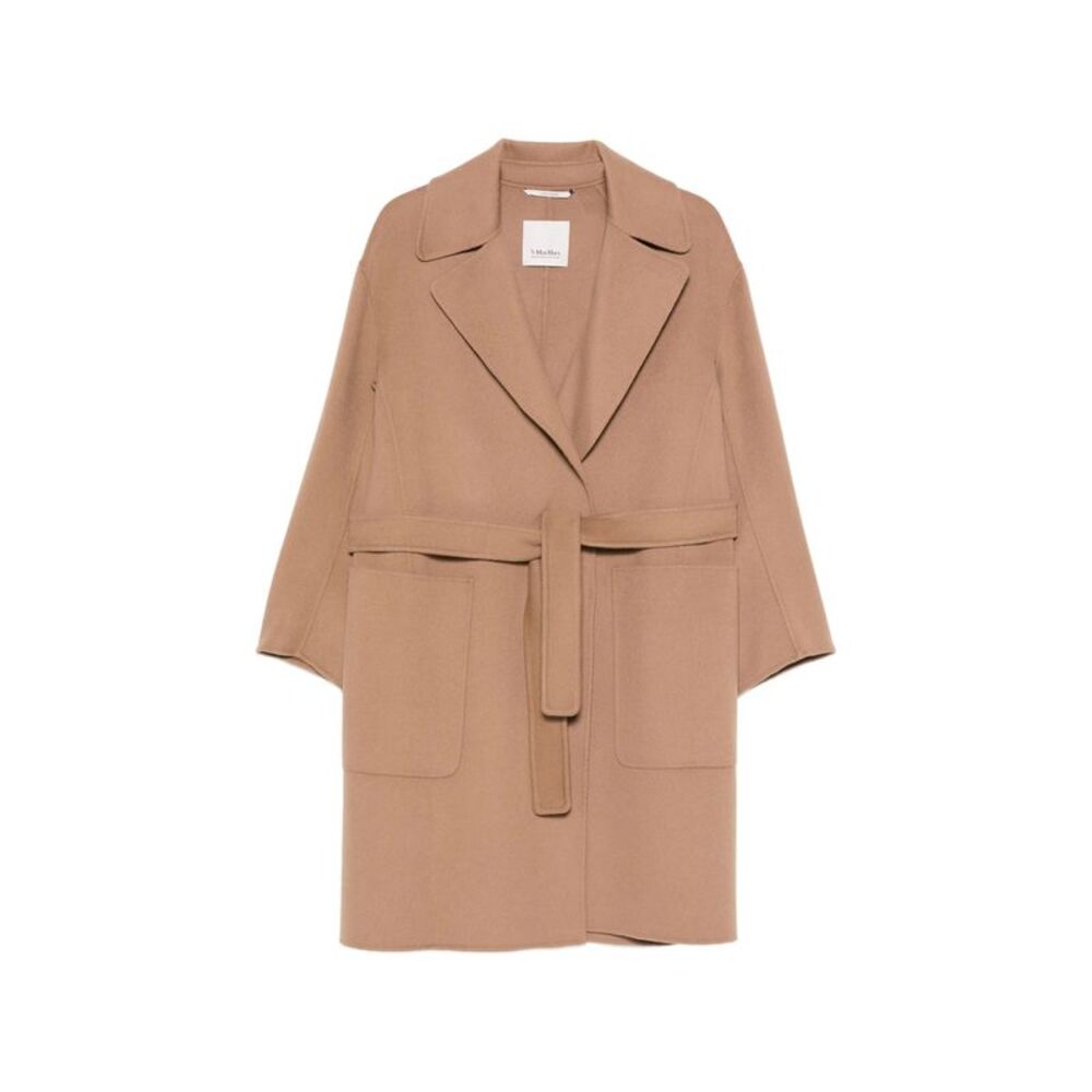 'S Max Mara Neutrals Coats - Single Breasted Coats Women